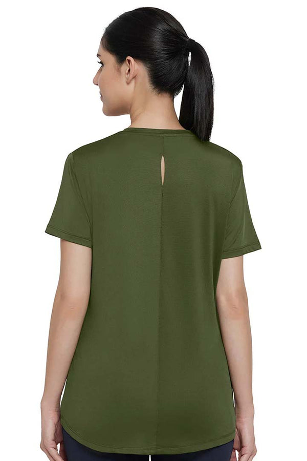 AMANTE ATP86101-CYPRESS FLAUNT CREW NECK TEE