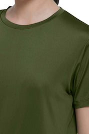 AMANTE ATP86101-CYPRESS FLAUNT CREW NECK TEE