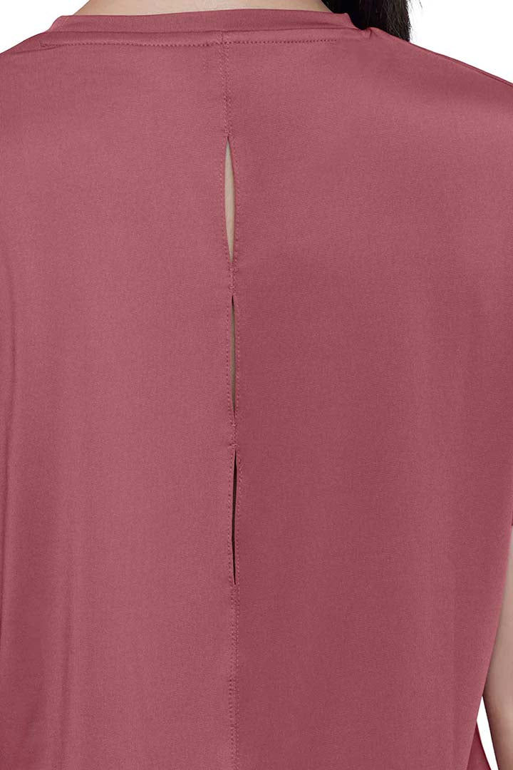 AMANTE ATP86101-MAUVEWOOD FLAUNT CREW NECK TEE