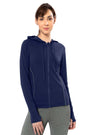 AMANTE ATP94301-MEDIEVAL BLUE FLAUNT HOODIE FULL SLEEVE ACTIVE JACKET