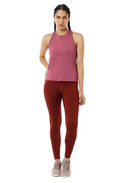 AMANTE ATP98901-HEATHER ROSE FLAUNT RACERBACK ROUND NECK TANK TOP