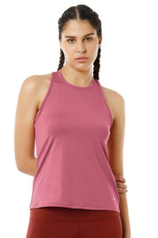 AMANTE ATP98901-HEATHER ROSE FLAUNT RACERBACK ROUND NECK TANK TOP