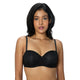 TRIUMPH BRA 123I572-BLACK COMFORT FIT SELF PATTERN BRA