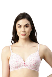 Enamor-F065 Invisible Neckline T-Shirt Bra - Padded & Wirefree