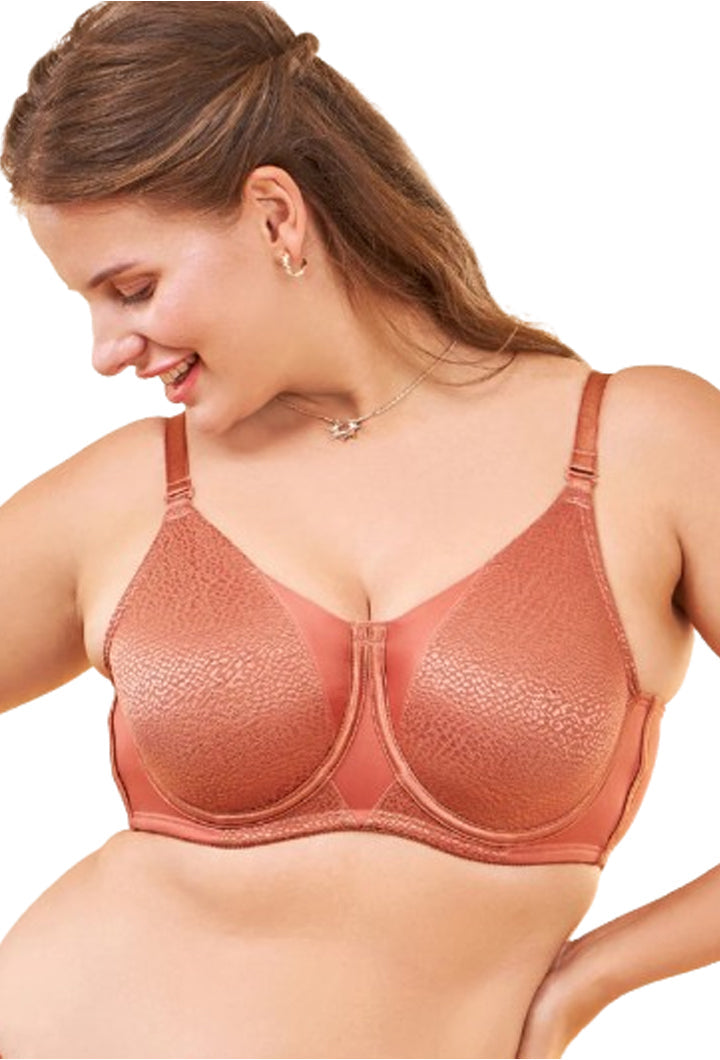 ENAMOR BRA-F124  Body Transform Smoothening Minimizer Bra for Women - Non Padded, Wired and Full Coverage