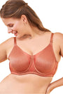 ENAMOR BRA-F124 Cedar Wood Body Transform Smoothening Minimizer Bra for Women - Non Padded, Wired and Full Coverage
