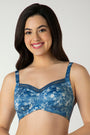 Floral Fusion Print AMANTE BRA-BRA05601 Demure Non-Padded Non-Wired Contour Bra