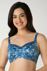 Floral Fusion Print AMANTE BRA-BRA05601 Demure Non-Padded Non-Wired Contour Bra
