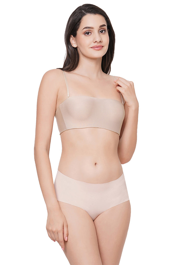 WACOAL BRA WB3B530IN Basic Mold Padded Wired Half Cup Strapless Bandeau T-Shirt Bra