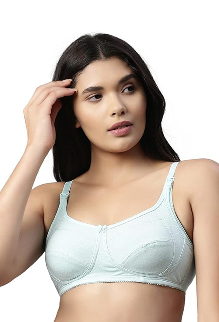 Enamor-MT02 Sectioned Lift & Support Nursing Bra - Non-Padded Wirefree High Coverage