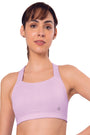 Digital Lavender AMANTE BRA-ABR98801 Energize High Impact Round Neck Sports Bra