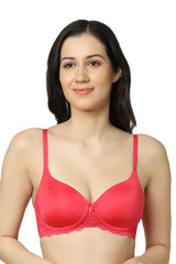 TRIUMPH-110I515 Padded Non Wired Lace Fashion Bra -TU