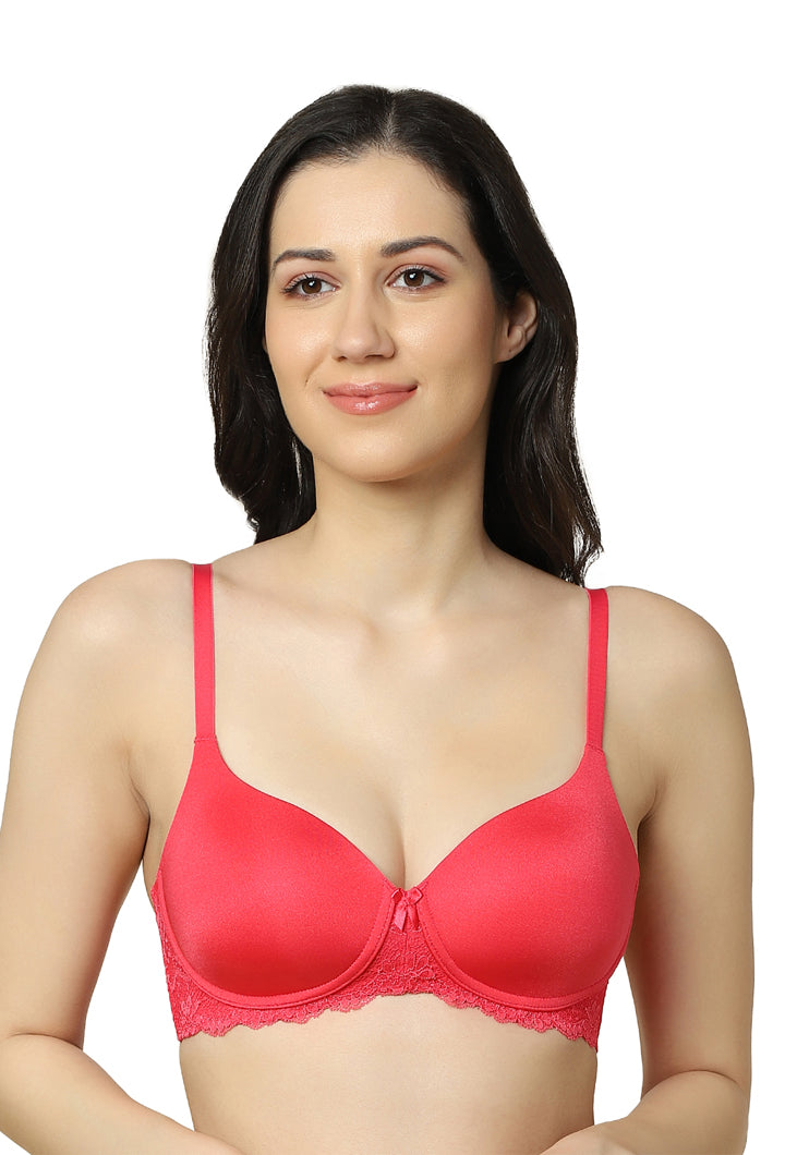 TRIUMPH-110I515 Padded Non Wired Lace Fashion Bra -TU