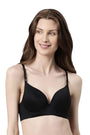 ENAMOR BRA-F114 Body Transform Air Brush Push-Up Bra for Women- Medium Coverage, Padded and Wired