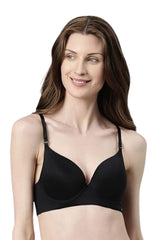 ENAMOR BRA-F114 Body Transform Air Brush Push-Up Bra for Women- Medium Coverage, Padded and Wired