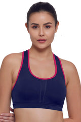 Medieval Blue AMANTE BRA-ABR83001 Energize Medium Impact Bra