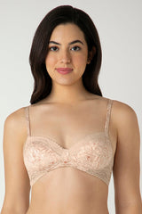 AMANTE BRA-BRA05701 Demure Padded Non-Wired Demi Bra