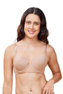 ENAMOR BRA-F114 Honey Beige Body Transform Air Brush Push-Up Bra for Women- Medium Coverage, Padded and Wired