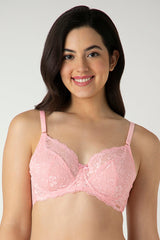 AMANTE BRA -BRA101601 ROSE ELEGANCE Luxe Support Non-Padded Wired  Bra