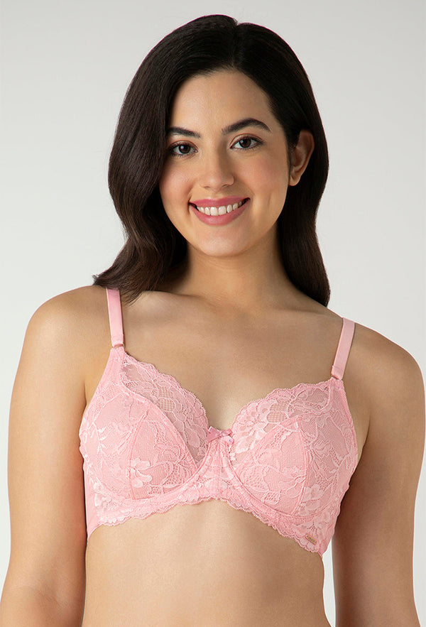 AMANTE BRA -BRA101601 ROSE ELEGANCE Luxe Support Non-Padded Wired  Bra