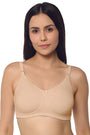 AMANTE BRA-BRA94801 Hazelnut Maternity Non-padded Non-wired Cotton Nursing Bra