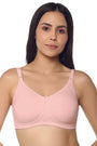 AMANTE BRA-BRA94801 Blush Pink Maternity Non-padded Non-wired Cotton Nursing Bra