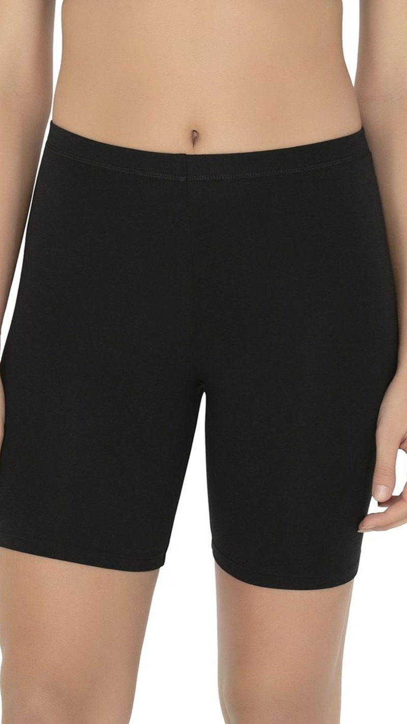 Amante Cotton Mid Rise Above Knee Length Shorts