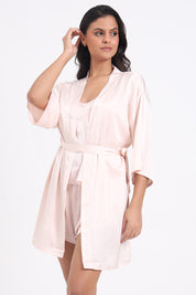 AXTZH Peach Serenity 3-Piece NIGHTWEAR X3799