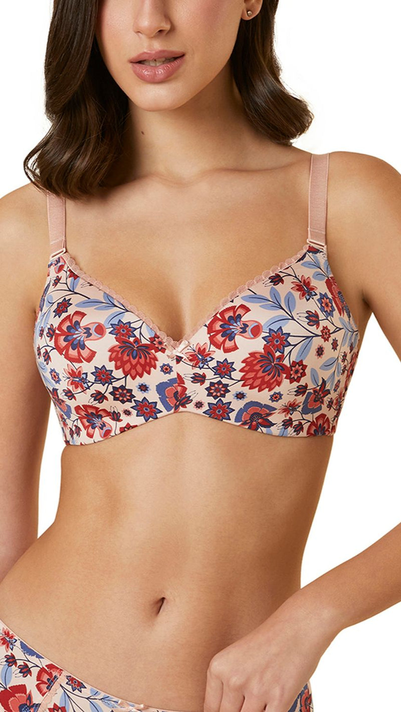 Triumph Multicolor Women T-Shirt Lightly Padded Bra