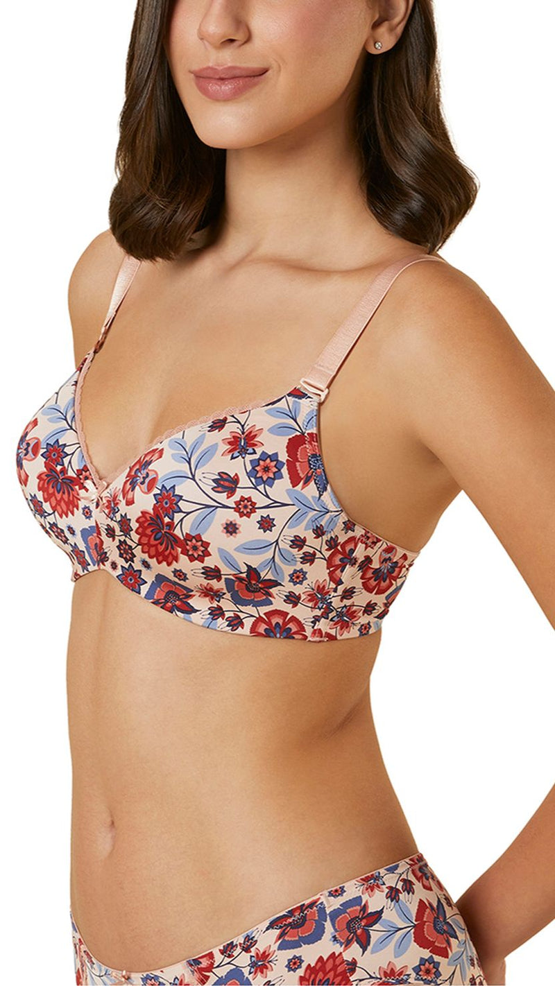 Triumph Multicolor Women T-Shirt Lightly Padded Bra