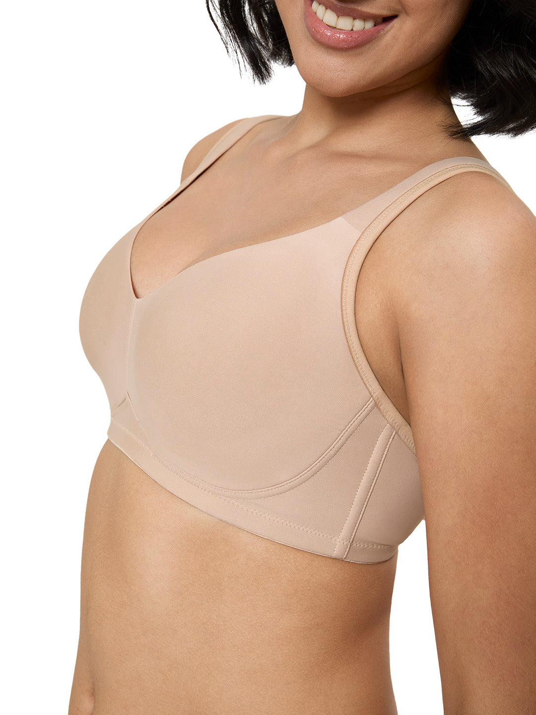 TRIUMPH BRA 100I635-5G Women's Polyamide Wire Free Classic Minimiser Bra