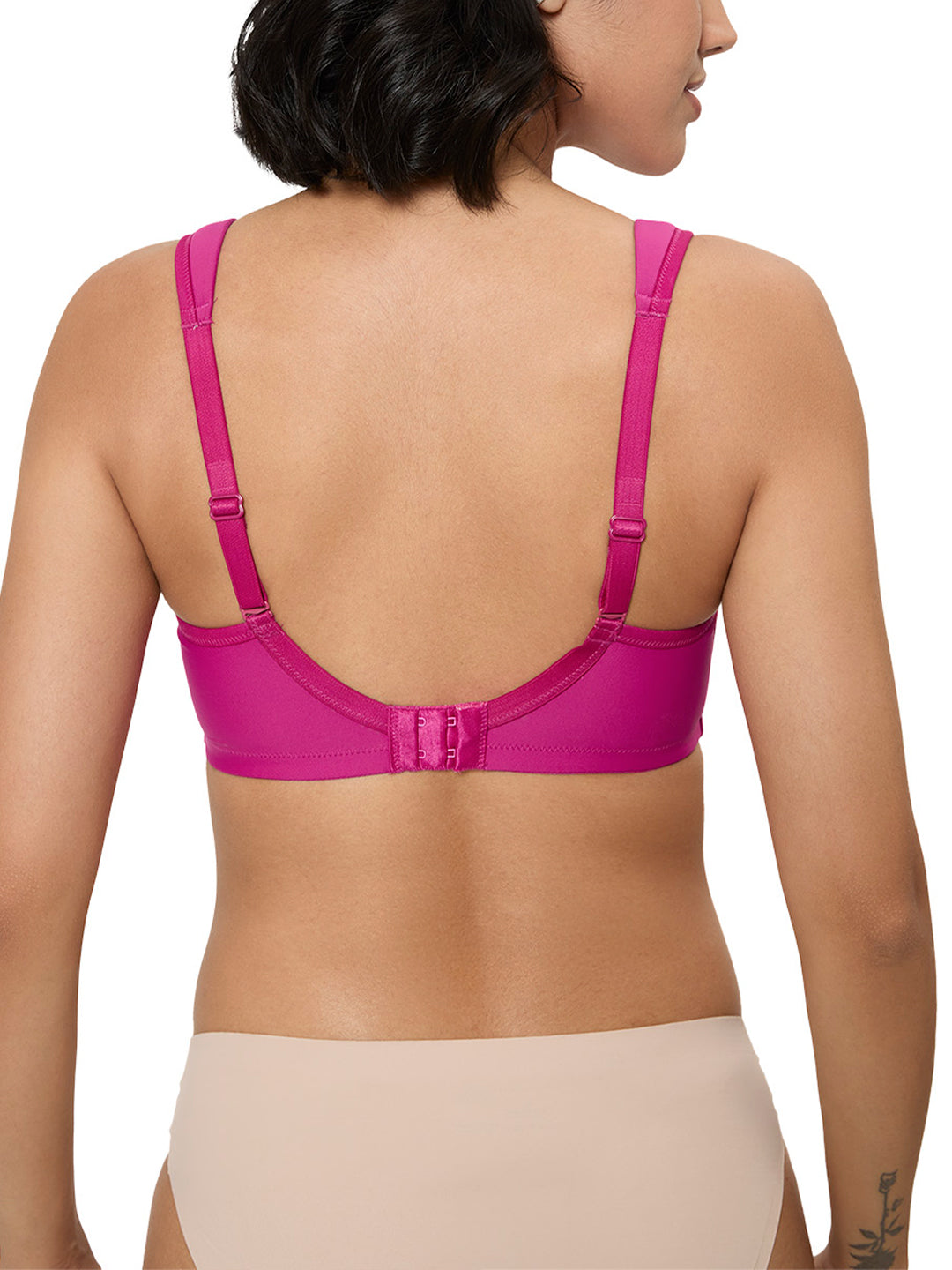 TRIUMPH BRA 100I635-Q3 Women's Polyamide Wire Free Classic Minimiser Bra