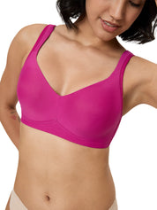 TRIUMPH BRA 100I635-Q3 Women's Polyamide Wire Free Classic Minimiser Bra