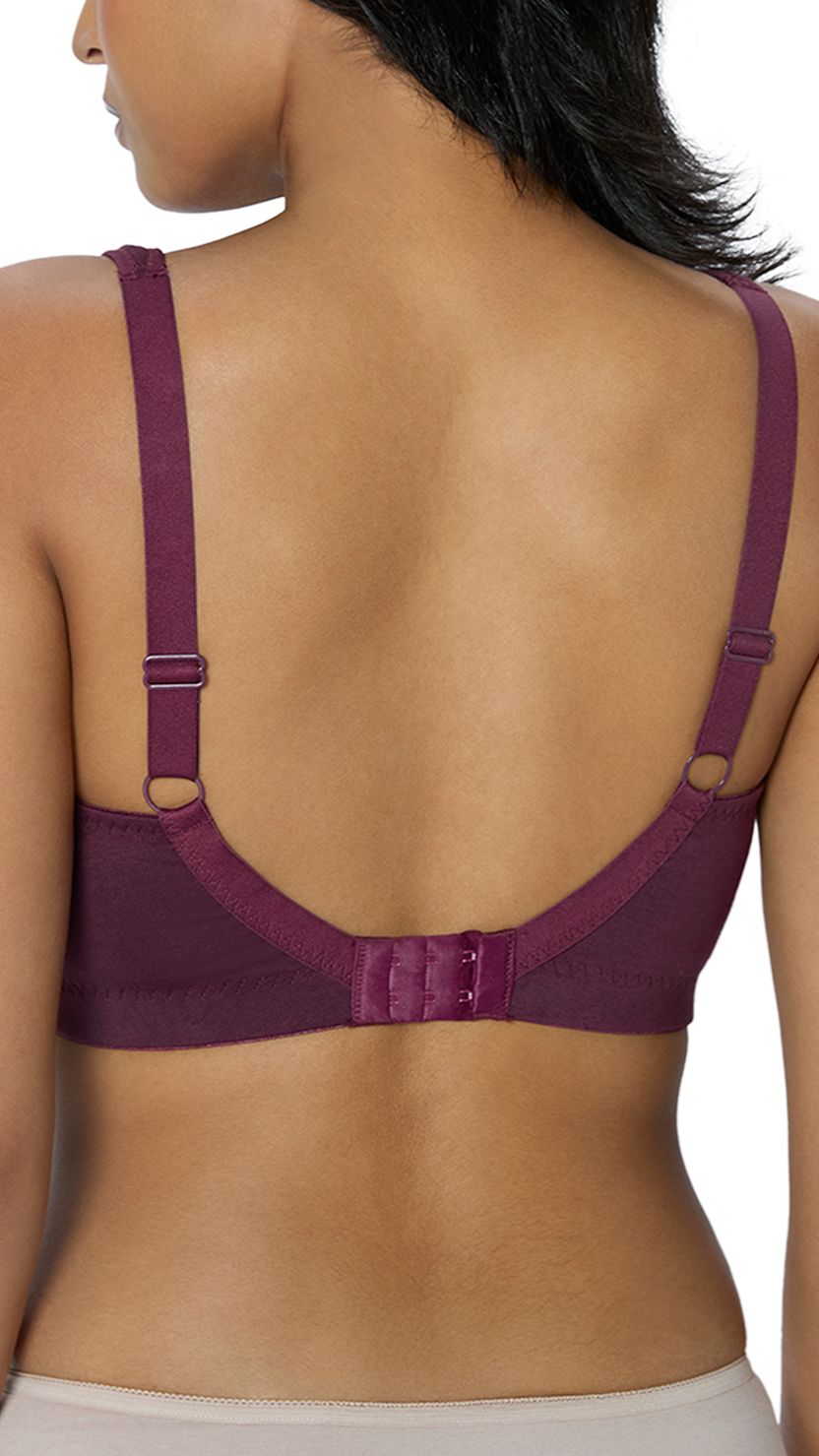 Triumph Purple Non-Wired Minimizer Gym Bra