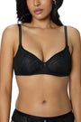 TRIUMPH BRA 110I747-BLACK 04 Women 's Polyester Classic Solid Padded Bra