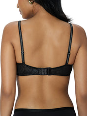TRIUMPH BRA 110I747-BLACK 04 Women 's Polyester Classic Solid Padded Bra