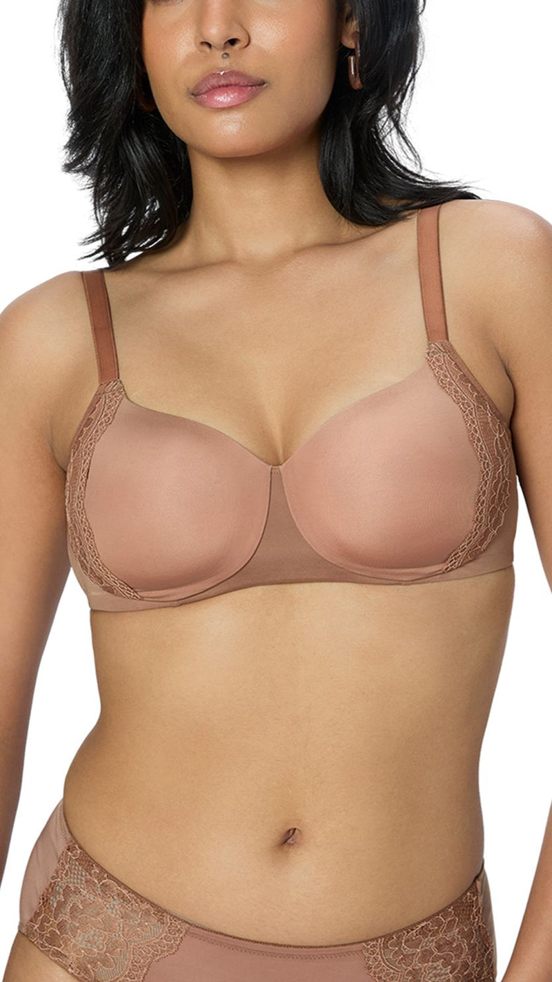 Triumph Sweetheart Neck Lightly Padded Seamless Skin Bra