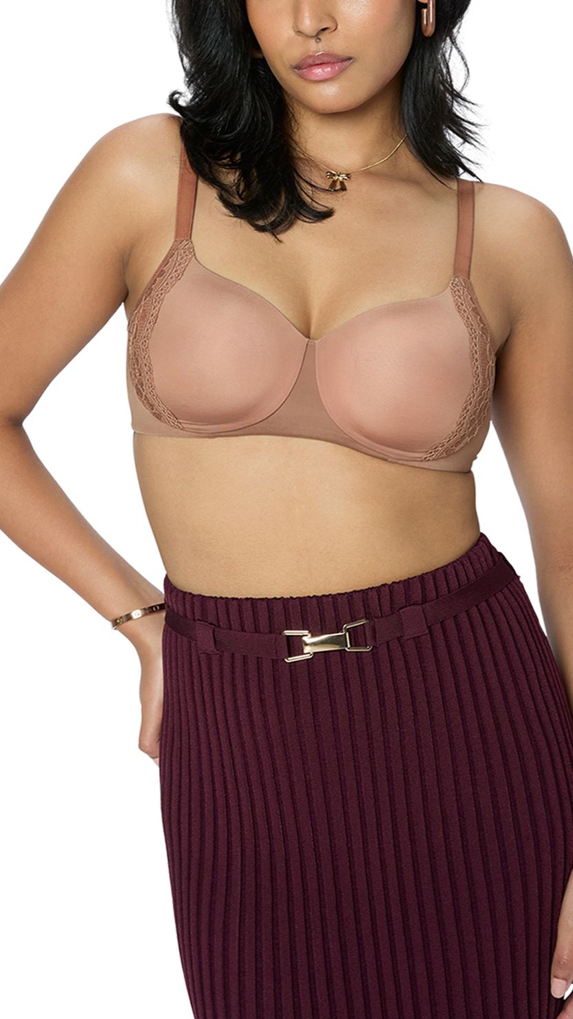 Triumph Sweetheart Neck Lightly Padded Seamless Skin Bra