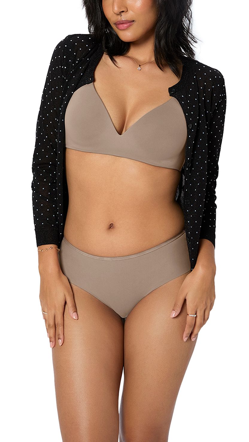 Triumph Grey Second Skin Wire-Free T-Shirt Bra
