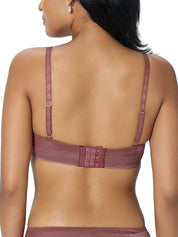 TRIUMPH BRA 123I587-43 Women Sheen Mesh Wired Padded Plunge Bra