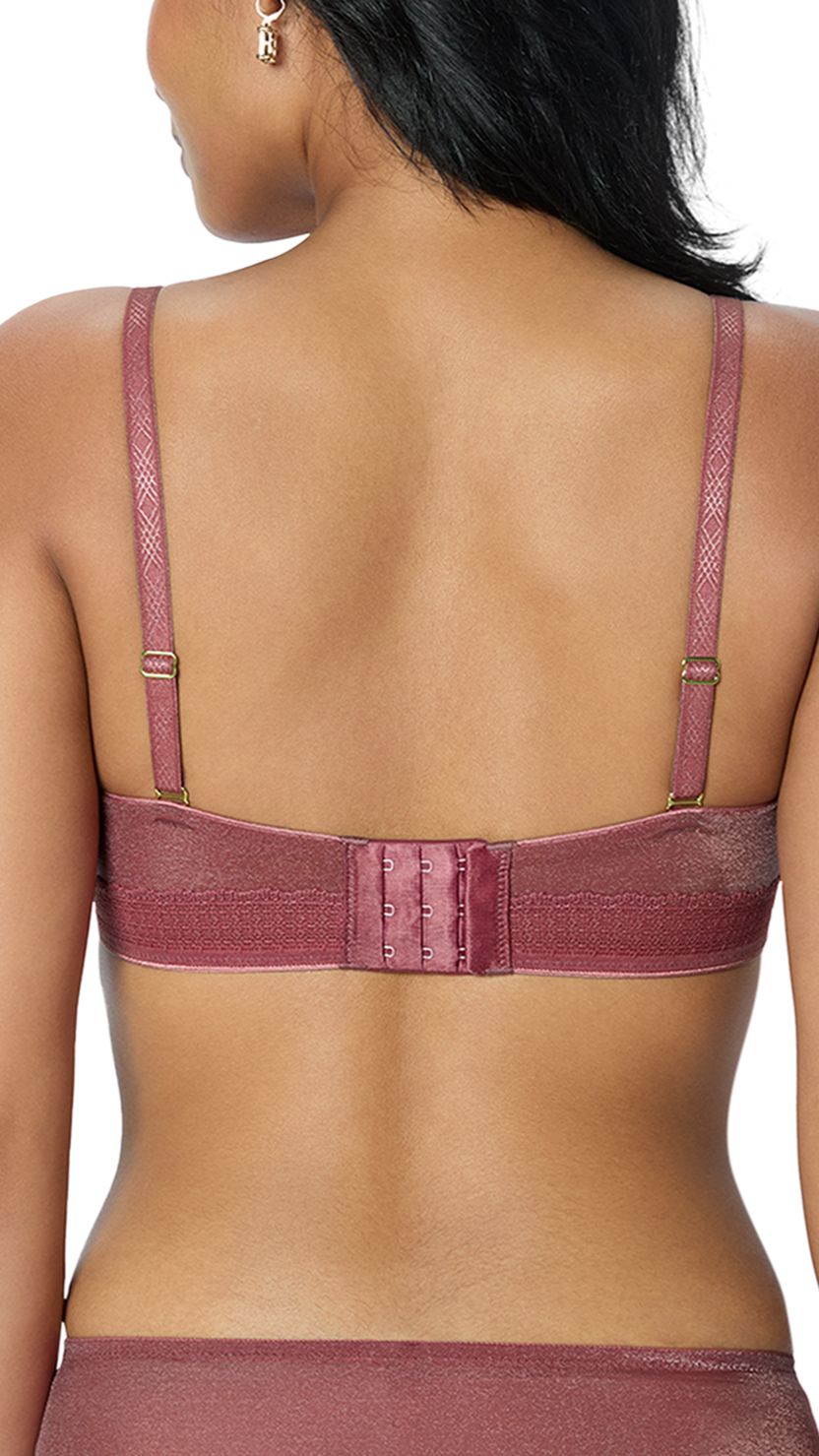 Triumph Mauve Classic Full Coverage Padded Wire-Free Bra