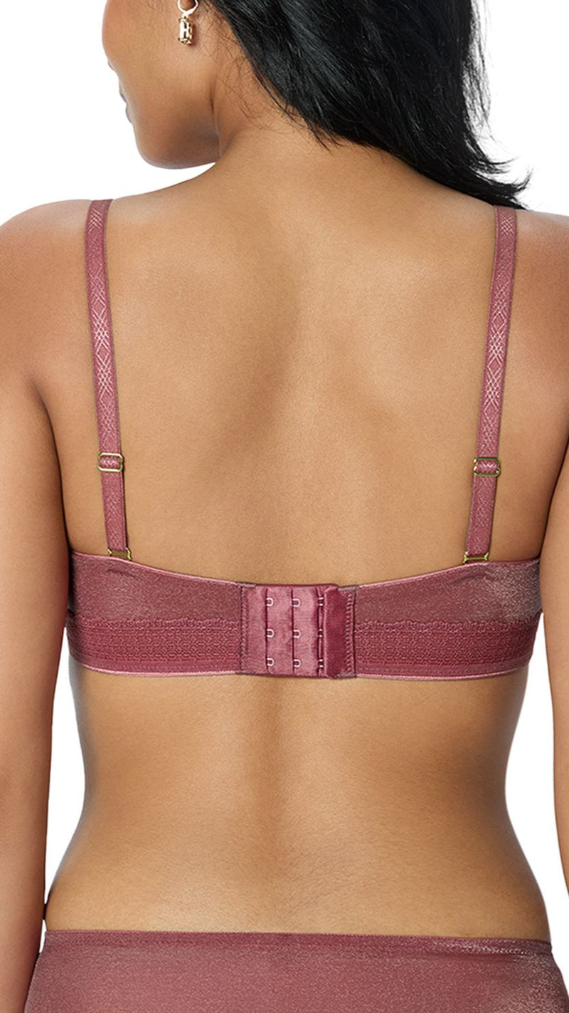 Triumph Mauve Classic Full Coverage Padded Wire-Free Bra