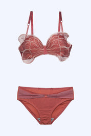 BELLAGIO Secret Bloom Lingerie Set BP0312-ROSE
