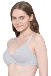 WACOAL BRA BI03M03 BASICS Essentials2.0 Padded Wired 3/4th Cup Everyday Wear Comfort Fit T-shirt Bra