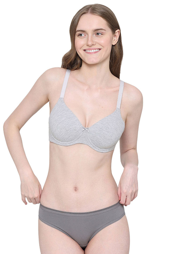 WACOAL BRA BI03M03 BASICS Essentials2.0 Padded Wired 3/4th Cup Everyday Wear Comfort Fit T-shirt Bra