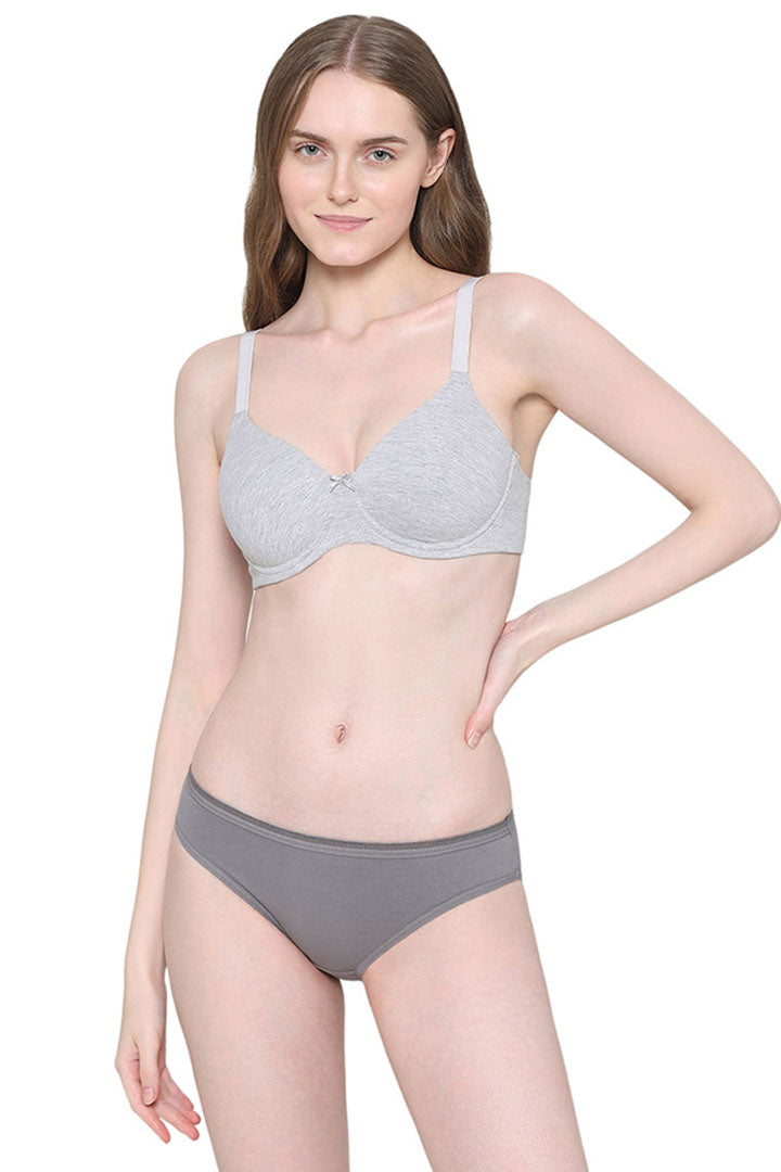 WACOAL BRA BI03M03 BASICS Essentials2.0 Padded Wired 3/4th Cup Everyday Wear Comfort Fit T-shirt Bra