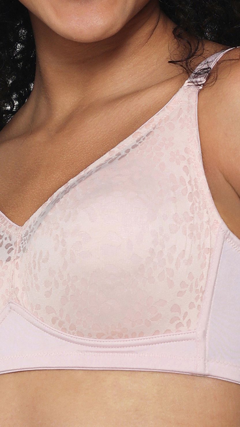 Wacoal Non-Wired Lace Full Coverage Minimizer Bra