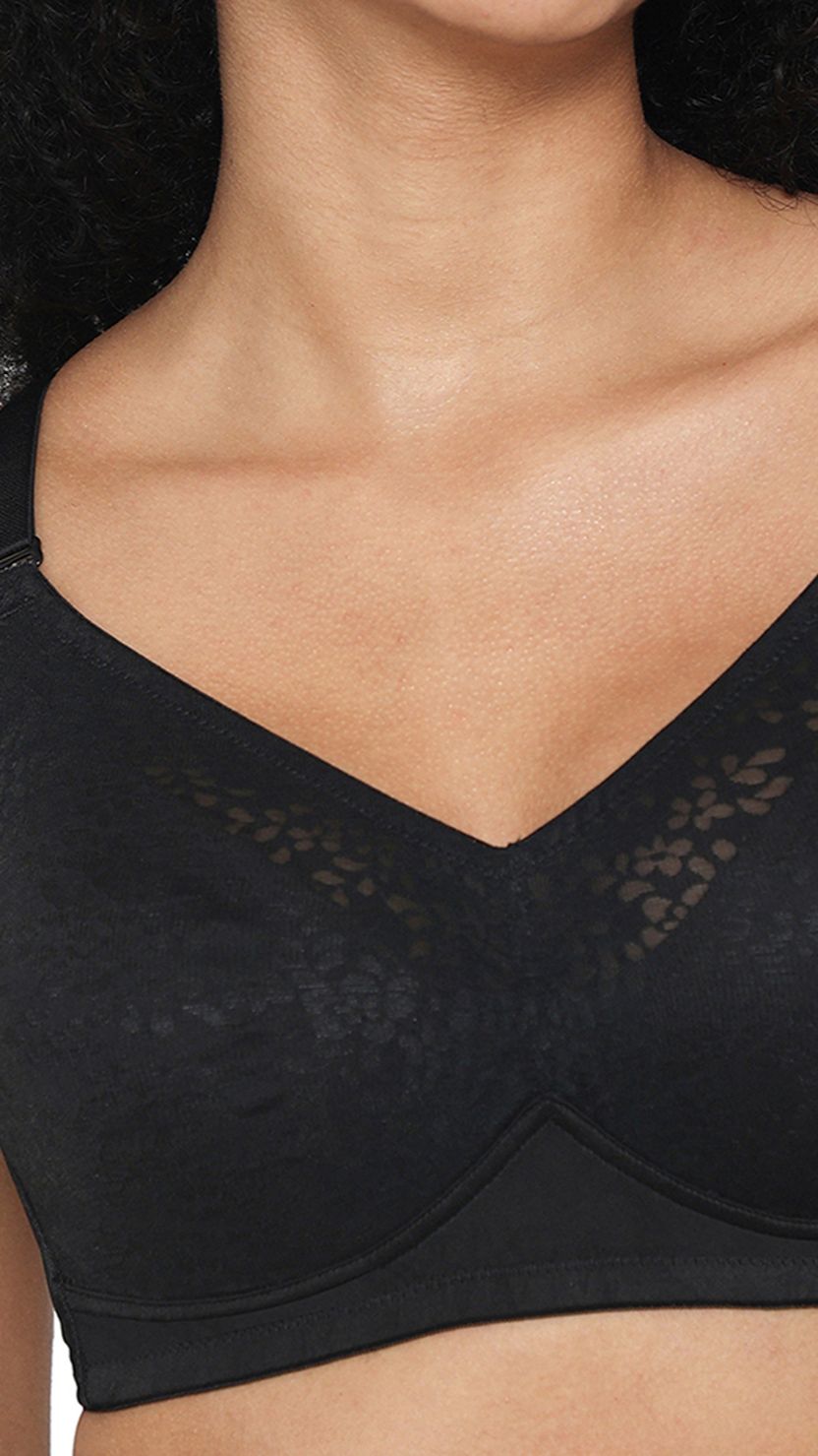 Wacoal Non-Wired Lace Full Coverage Minimizer Bra