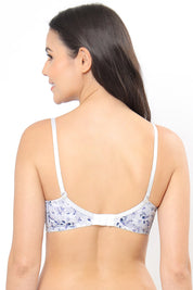 AMANTE-BRA10116 Satin Edge Non Wired Printed Bra