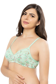 AMANTE BRA10202/2 Cotton Casual Lightly Padded Non-Wired Full Coverage T-Shirt Bra